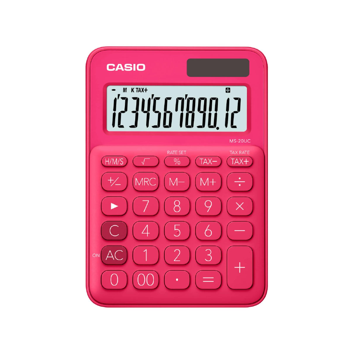 Casio Desktop Calculator Red MS-20UC-RD-S-EC