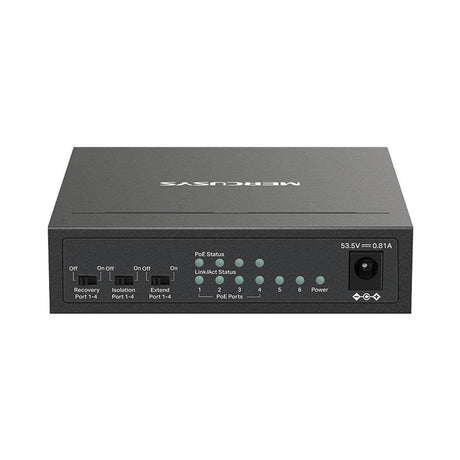 Mercusys 6-port 10/100Mbps Desktop Switch with 4-port PoE+ MS106LP