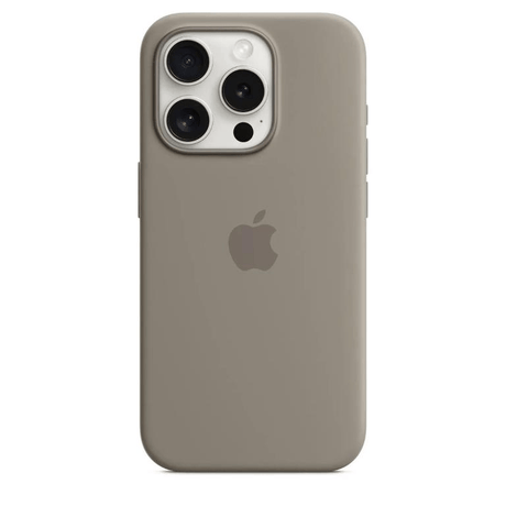 Apple iPhone 15 Pro Clay Silicone Case with MagSafe Support