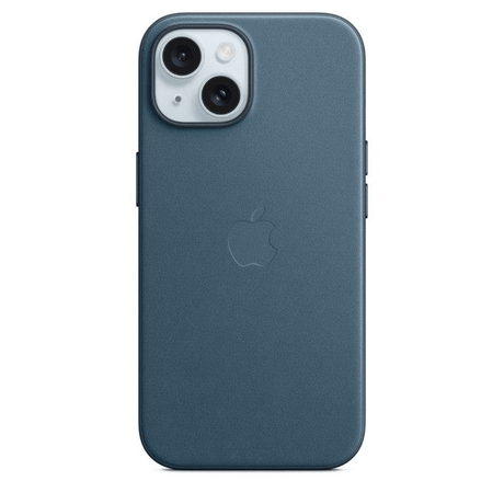 Apple iPhone 15 FineWoven Pacific Blue Case with MagSafe Support