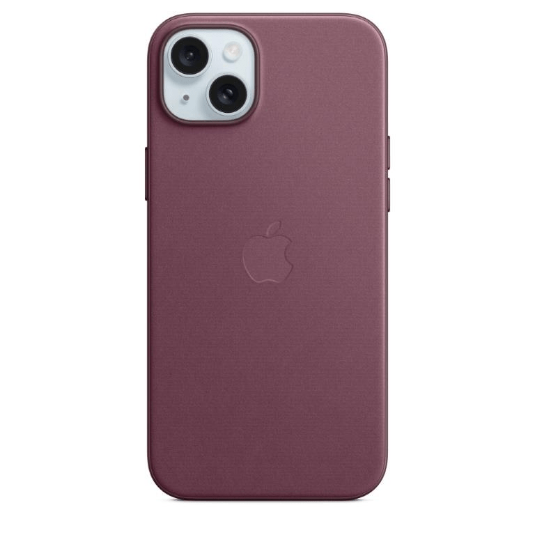 Apple iPhone 15 Plus FineWoven Mulberry Case with MagSafe Support