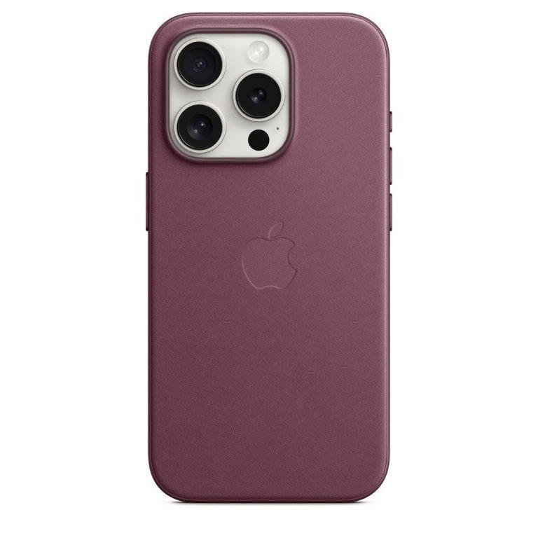 Apple iPhone 15 Pro FineWoven Mulberry Case with MagSafe Support