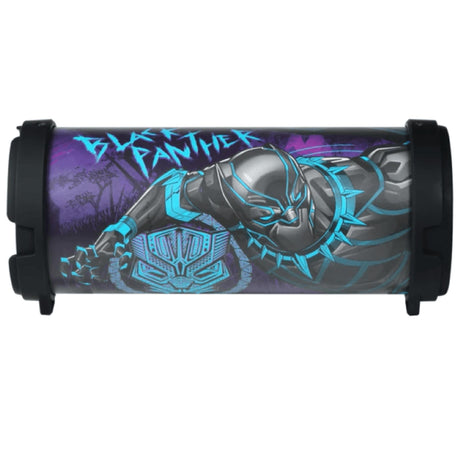 Volkano Marvel Mini Tube Bluetooth Speaker Black Panther MV-1003-BP1