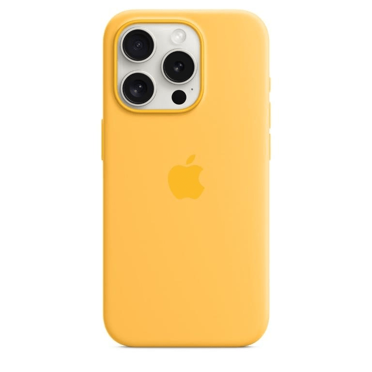 Apple iPhone 15 Pro Sunshine Silicone Case with MagSafe Support