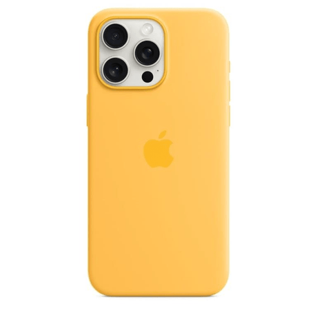 Apple iPhone 15 Pro Max Silicone Sunshine Case with MagSafe Support