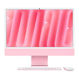 Apple iMac 24 23.5-inch Retina 4.5K All-in-One PC - Apple M4 256GB SSD 16GB RAM macOS Pink