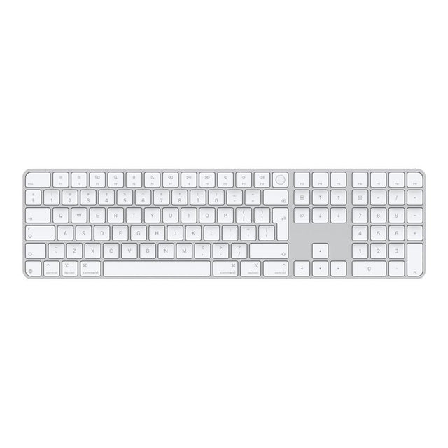 Apple Magic Keyboard with Touch ID and Numeric Keypad - White MXK73Z/A