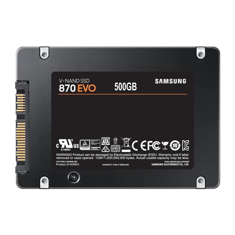 Samsung 870 EVO 2.5-inch 500 GB Serial ATA III V-NAND External SSD MZ-77E500B/EU