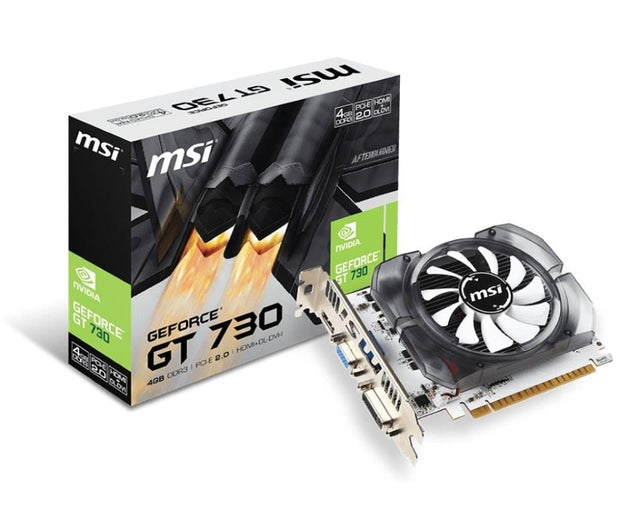 MSI N730-4GD3V2 Nvidia GeForce GT 730 4GB GDDR3 Graphics Card