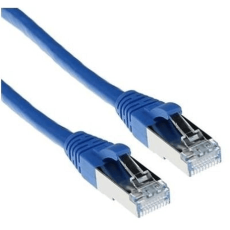 LinkQnet CAT6A Flylead LSZH Cable 5m Blue NET-CAT6A-5M-BL-LQ