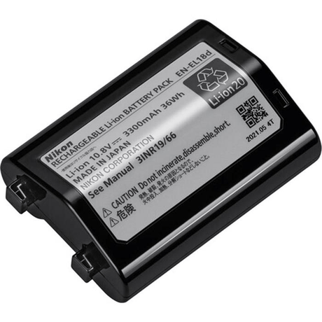 Nikon EN-EL18D Rechargeable Li-ion Battery NIACENEL18D