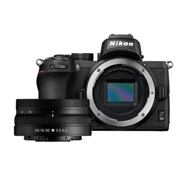 Nikon Z50 20.9MP Mirrorless Digital Camera with Z DX 16-50mm f/3.5-6.3 VR Lens NIILCZ50K001