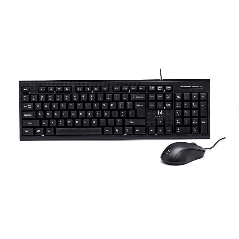 Novaro USB Wired Keyboard and Mouse Combo NOVKBM007