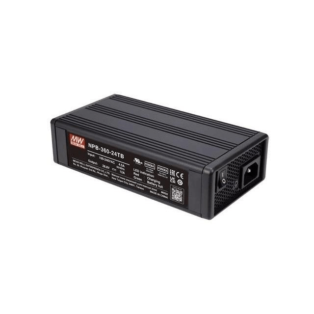 Mean Well 24, 12.5A 360W Battery Charger NPB-360-24TB