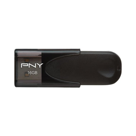 PNY 16GB USB 2.0 Type-A Flash Drive Black P-FD16GATT4-GE