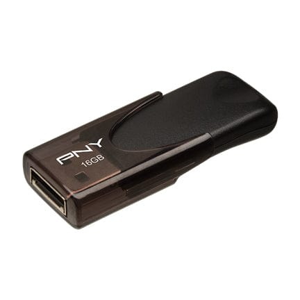 PNY 16GB USB 2.0 Type-A Flash Drive Black P-FD16GATT4-GE