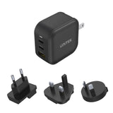 Unitek P1108ABK TRAVEL TRI GaN 3-port 66W Charger