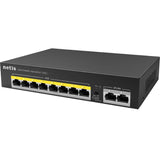 Netis System P110C 8POE+2RJ45 100M Standard Unmanaged Gigabit Ethernet (10/100/1000) POE Switch