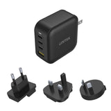 Unitek TRAVEL QUAD GaN 4-port 100W Charger P1112ABK