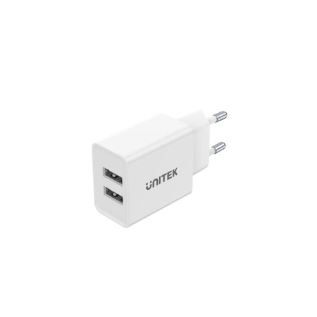 Unitek P1113A-EU 2-port 12W Travel Cube USB Charger