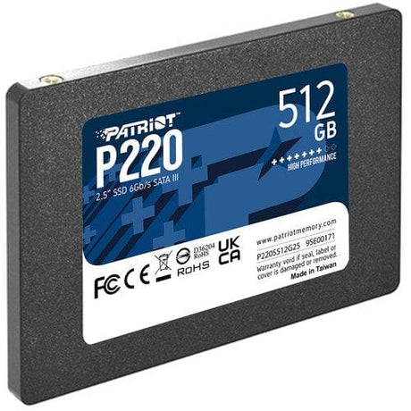 Patriot Memory P220 2.5-inch 512GB Serial ATA III Internal SSD P220S512G25