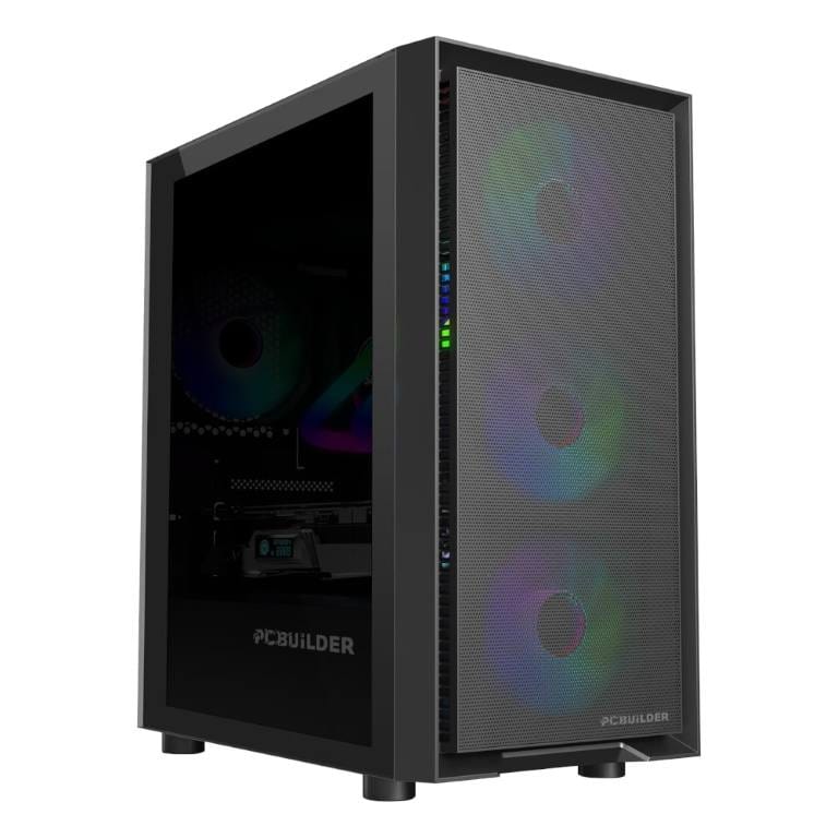 PCBuilder DEFENDER Gaming Desktop PC - AMD Ryzen 5 5600GT 500GB SSD 16GB RAM Win 11 Home