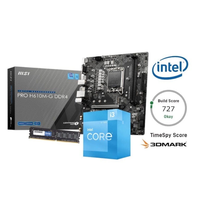 PCBuilder Intel Core i3-12100 LEVEL UP Core Upgrade Kit PCB_UPK_06