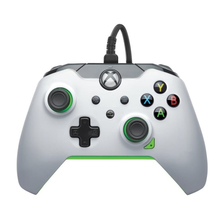 PDP Wired Controller for Xbox Series X/S Neon White PDP-049-012-WG