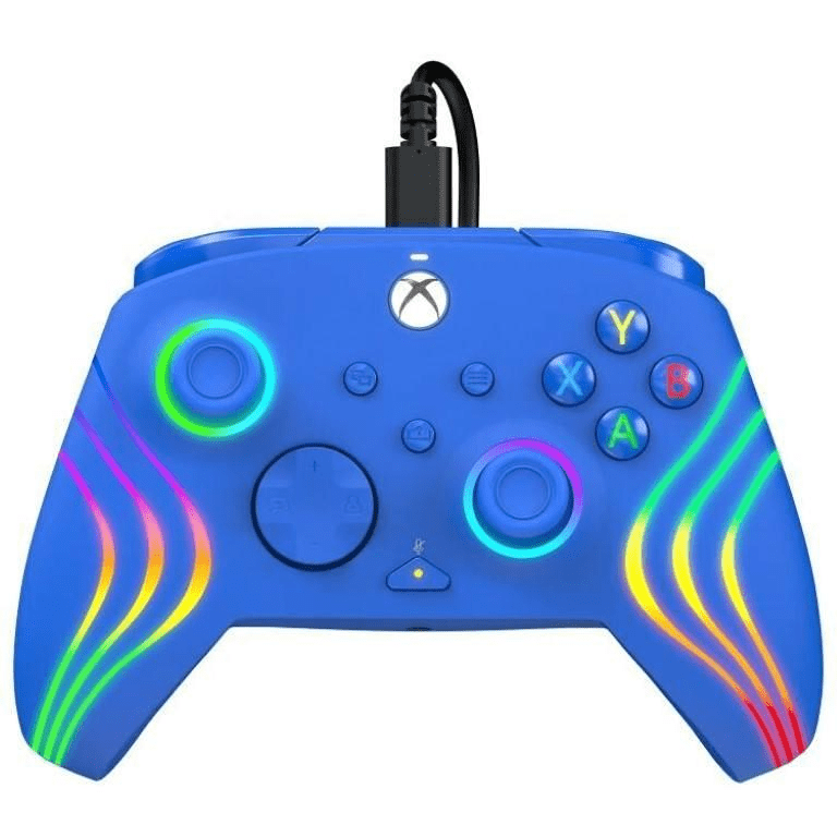 PDP Afterglow WAVE BLUE Wired Gaming Controller for Xbox X/S Series PDP-049-024-BL