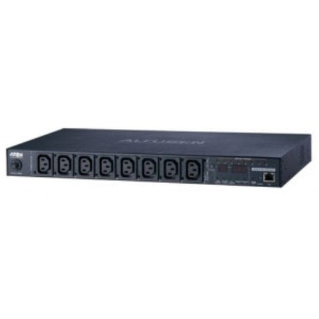 Aten 8 AC Outlets 1U Power Distribution Unit Black PE8108G