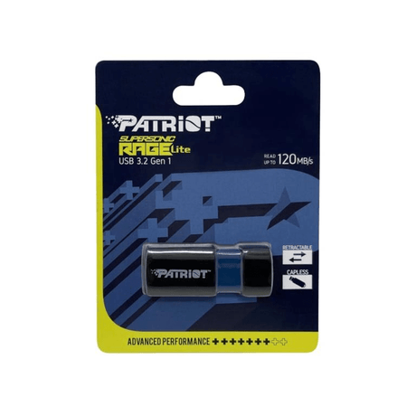 Patriot Rage Lite 1TB USB3.2 Flash Drive Black PEF1TBRLB32U