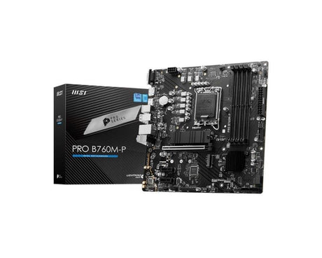 MSI Pro B760M-P Intel LGA 1700 micro ATX Motherboard