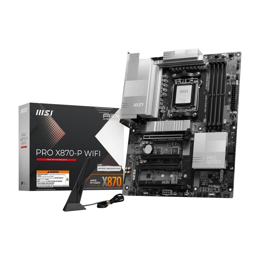 MSI Pro X870-P Wi-Fi AMD Socket AM5 ATX Motherboard