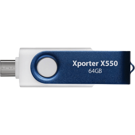 Patriot Memory Xporter X550 64GB USB 3.2 Gen 1 Type-A+C Flash Drive PS64GX550AAD