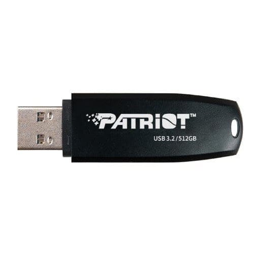 Patriot Memory Xporter Core 512GB USB 3.2 Black Flash Drive PSF512GXRB3U