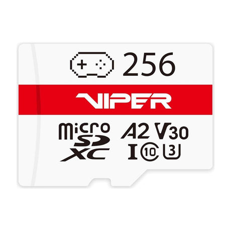 Patriot Viper Gaming Series 256GB V30 A2 MicroSDXC Memory Card PV256GGM32MCX