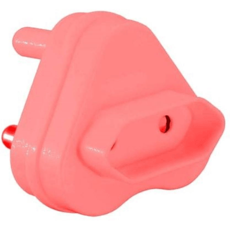 LinkQnet 3-pin 15A SA to 2-pin 10A EU Female Adapter Plug Pink PWR-ADA-2-3-PINK