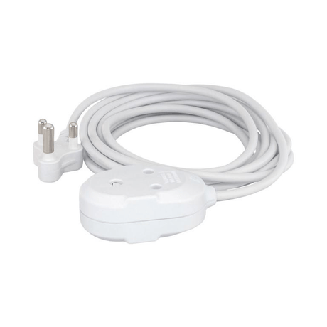 LinkQnet 2-Way 16A Janus Extension Cord 20m White PWR-LEAD-20M-16AJ