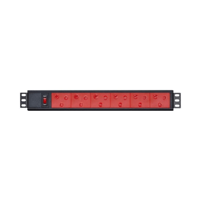 LinkQnet 6-way Dedicated PDU with Switch PWR-MP-D-6P-METAL