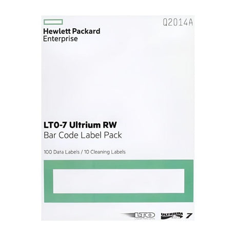 HPE Q2014A Storage Media Label Self-adhesive Label 100-pack