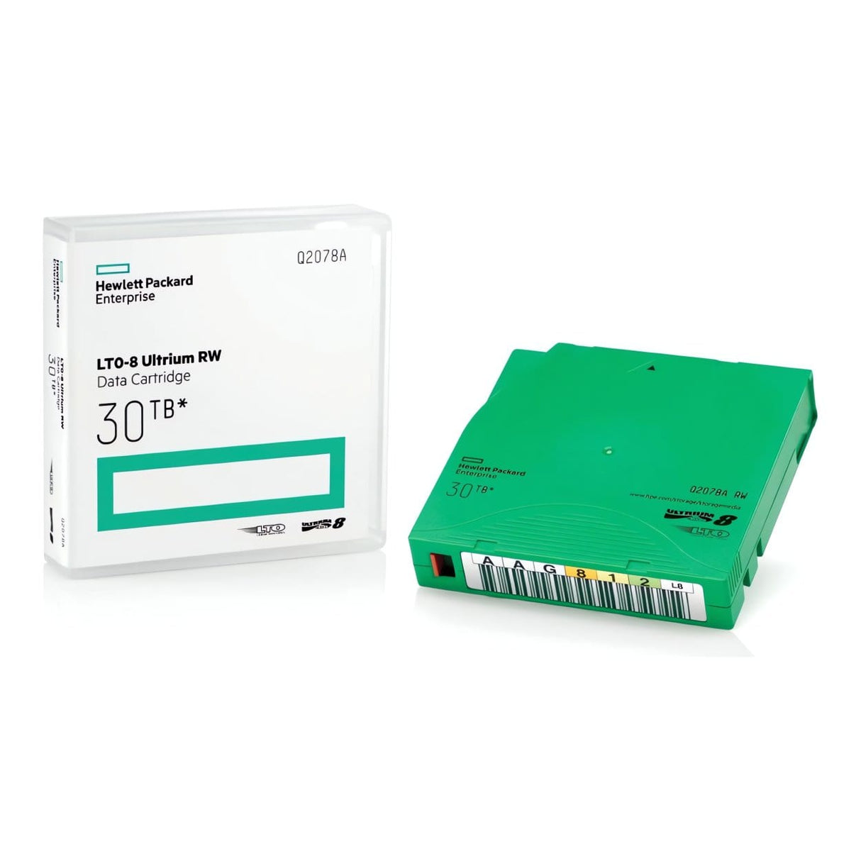 HPE LTO-8 Ultrium 30TB RW Data Cartridge – Up to 360 MB/s Transfer Rate