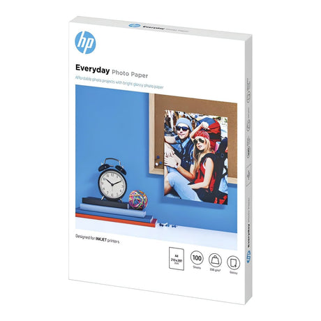 HP Everyday Glossy Photo Paper - 100 Sheets A4 200gsm Q2510A