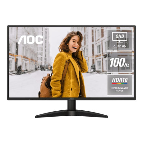 AOC B36 Q27B36 27-inch 2560 x 1440p QHD 16:9 100Hz 1ms IPS Monitor