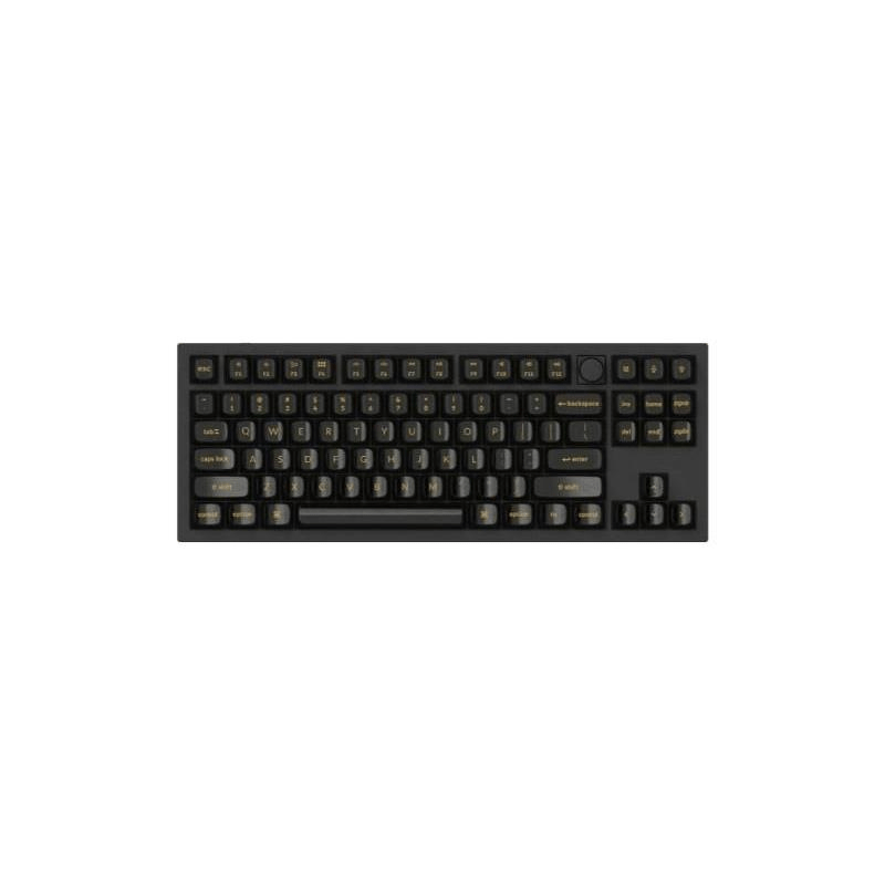 Keychron Q3 80 Kailh Clione Limacina Switches RGB Wired Keyboard with Knob - Black Q3-M12Z