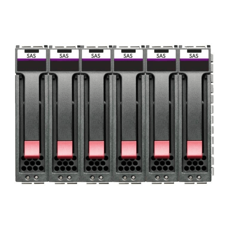 HPE MSA 3.5-inch 10TB SAS 12Gbps 7.2K RPM Midline Internal Hard Drive 6-pack R0Q70A