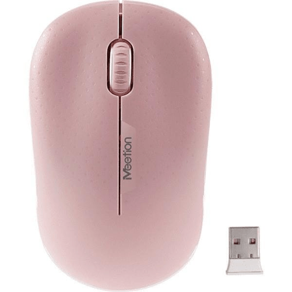 Meetion R545 2.4GHz Wireless Mouse - Pink