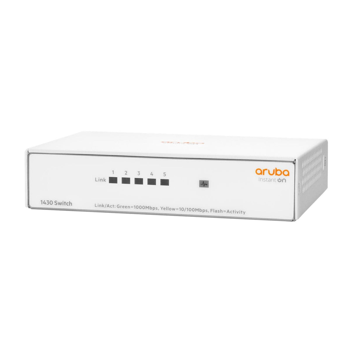 HPE Aruba Instant On 1430 5-port Unmanaged L2 Gigabit Ethernet Switch White R8R44A