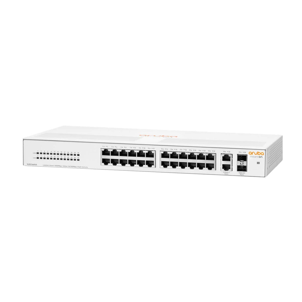 HPE Aruba Instant On 1430 28-port Unmanaged L2 Gigabit Ethernet Switch White R8R50A