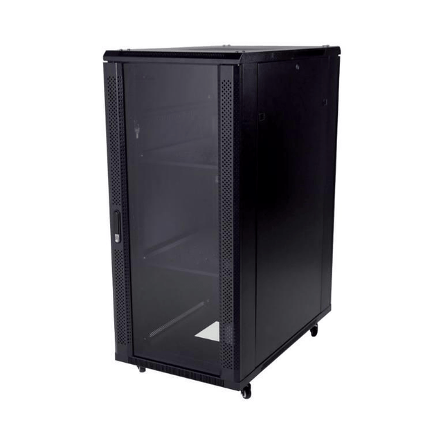 LinkQnet 27U Floor Standing Cabinet with Glass Door RCK-SH05J-27U-1000GL