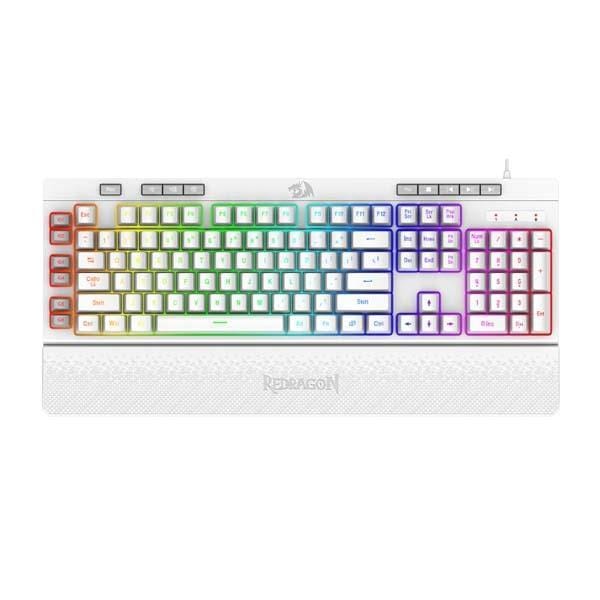 Redragon K512W Shiva Membrane Keyboard - White RD-K512W-RGB-1